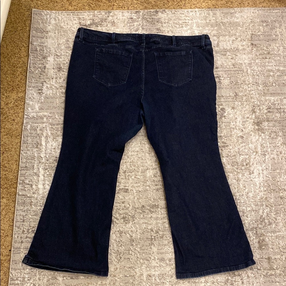 Women's Dark Blue Jeans - Picture 7 of 9